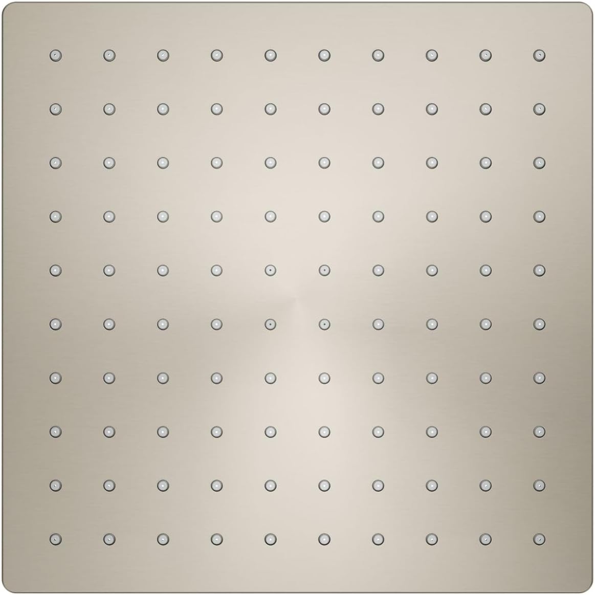 Kohler 26149-BN Honesty® 10' single-function rainhead, 2.5 gpm, Vibrant Brushed Nickel
