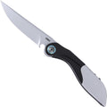CRKT Fial Everyday Carry EDC Pocket Folding Knife with Liner Lock and Wine Key: 12C27 Plain Edge Blade, Stainless Steel Handle, Pocket Clip, 5670