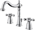 Kingston Brass KB1971AX Heritage Widespread Lavatory Faucet, Polished Chrome,8-Inch Adjustable Center
