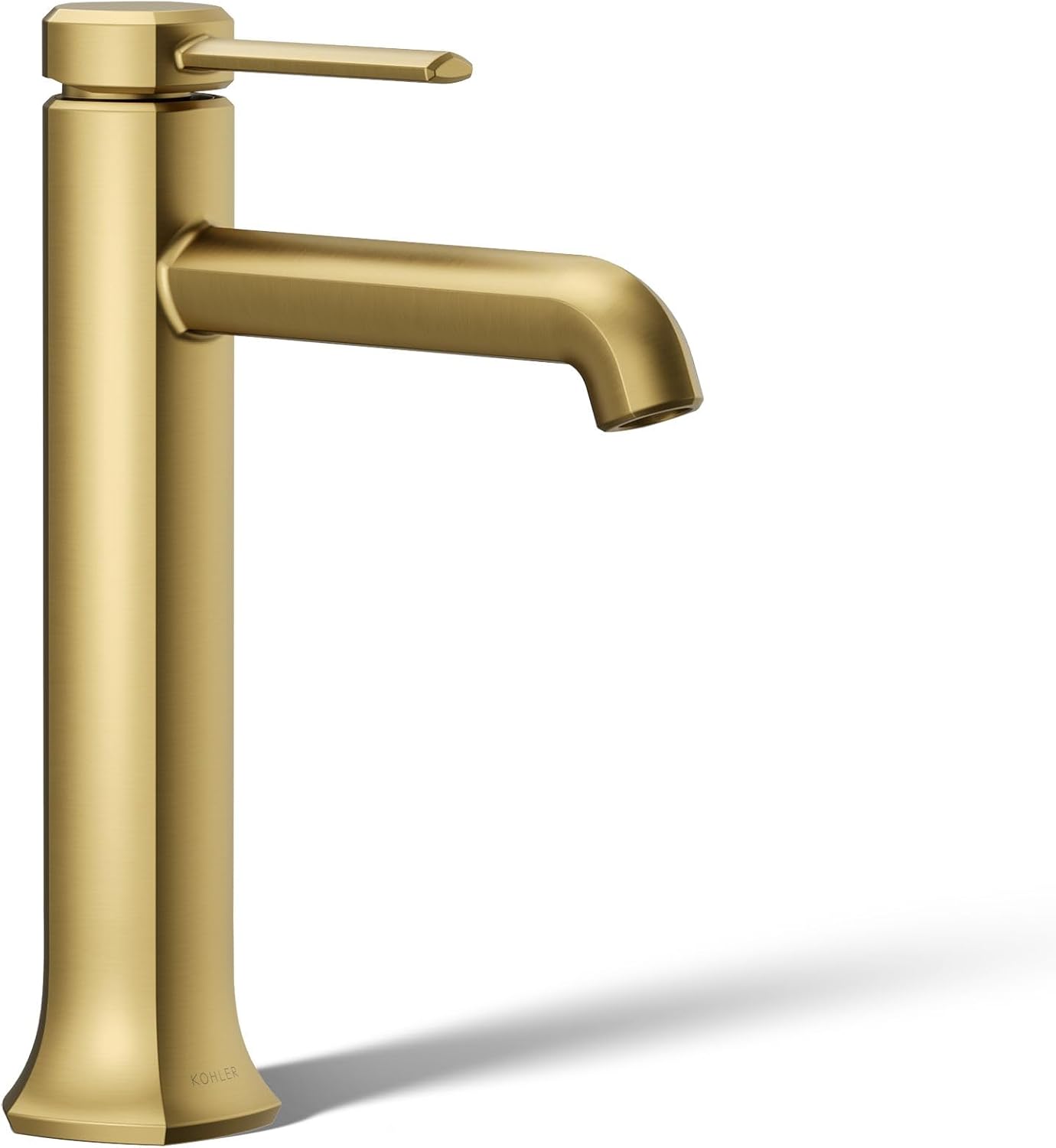 Kohler 27003-4-2MB Occasion® Tall Single-Handle Bathroom Sink Faucet, 1.2 gpm, Vibrant Brushed Moderne Brass