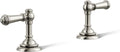 Kohler K-98068-4-SN Artifacts Bathroom Sink Lever Handles, Less Spout, Vibrant Polished Nickel, One Size