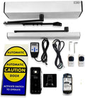 Olideauto Doors Opener Automatic with 2.4G Wireless Code Wireless Fingerprint Access Control Reader and Square Wireless Hand Sensor Switch 120B,WiFi Funtion Available