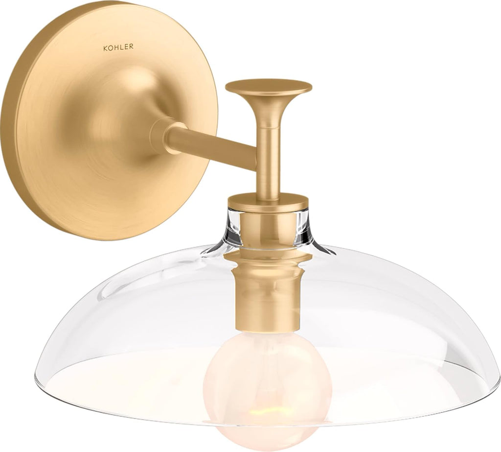 Kohler Lighting 31768-SC01 Tone 7' Tall Bathroom Sconce - Brushed Moderne Brass