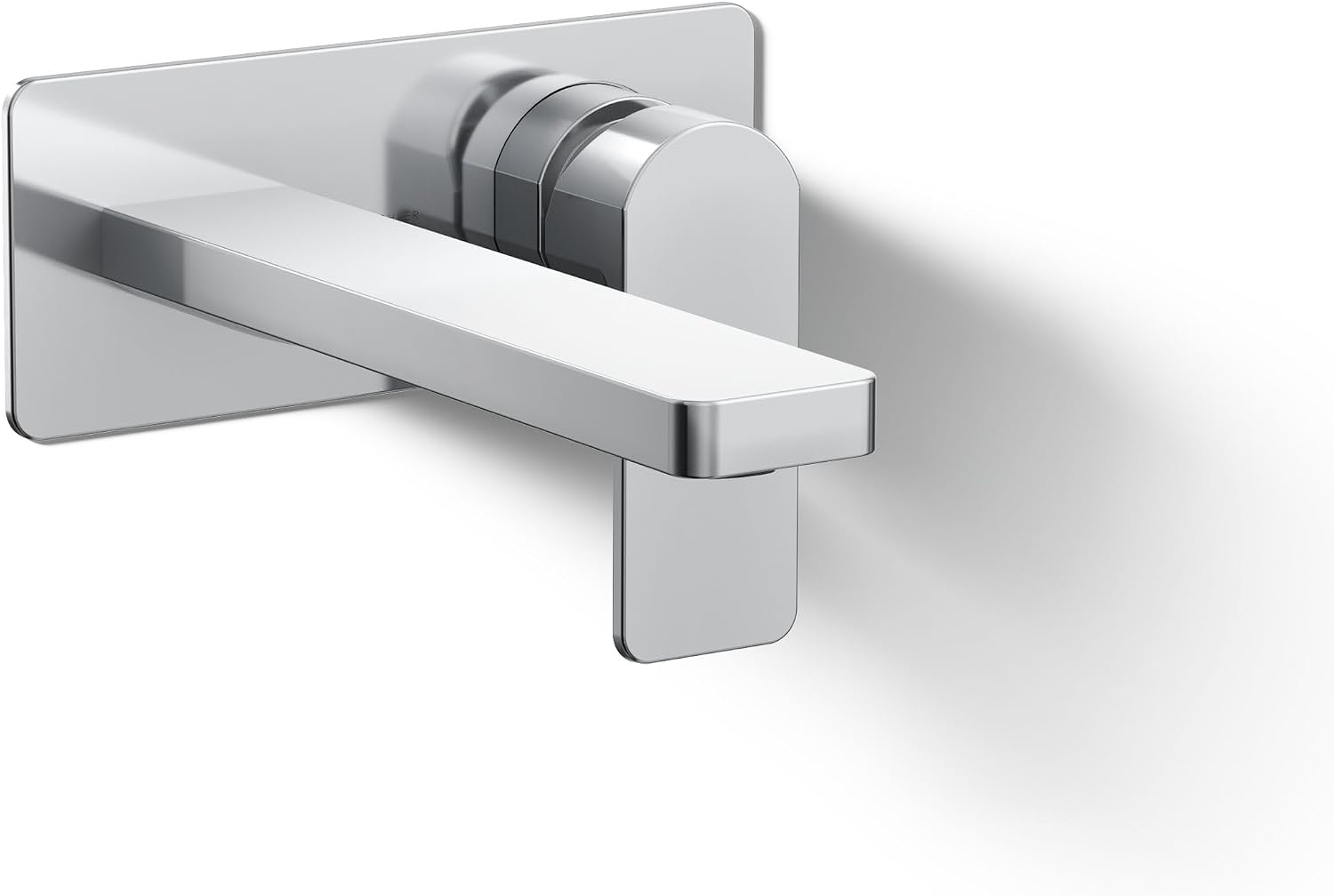 Kohler 22567-4-CP Parallel® Wall-Mount Single-Handle Bathroom Sink Faucet, 1.2 gpm, Polished Chrome