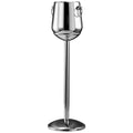 【The Life of The Party】Heavy Duty Stainless Steel Ice Bucket with Stand - 2 Handles, Stable Weighted Base, Easy-Clean, Freestanding Beverage Cooler for Champagne, Wine, BBQ, Bar (B)
