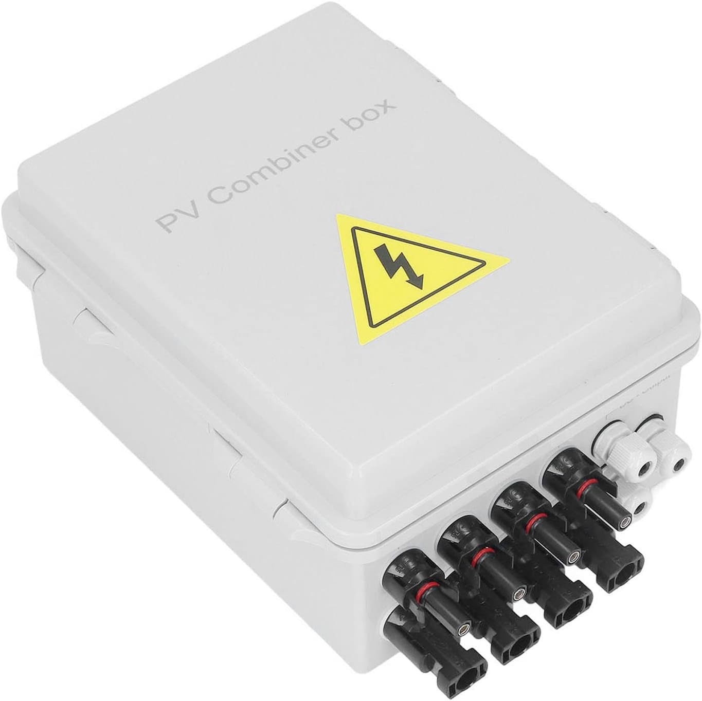 4 String Solar Combiner Box 10A Rated Current 63A Solar DC Circuit Breakers PV Combiner Box with Arrester Play 63A Disconnect and Br BoxPV