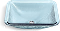 Kohler K28823-TG1 Yepsen 19-15/16' Rectangular Glass Undermount Bathroom Sink Translucent Dusk
