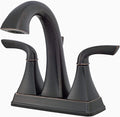 Pfister LG48-BS0Y Bronson 2-Handle Centerset Bathroom Faucet, 4', Tuscan Bronze