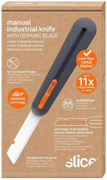 Slice 10559 3' Extra Long Insulation Foam Tool, Designed for Foam Cutting, Finger Friendly Ceramic Blade Adjusts to 4 Positions, Lasts 11x Longer vs Metal, 6 Pack