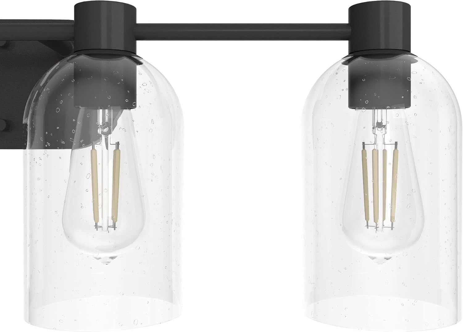Hunter - Lochemeade 4-light Noble Bronze, Medium Size Vanity Light, Dimmable, for Bedrooms, Kitchens, Foyers, Bathrooms - 19713