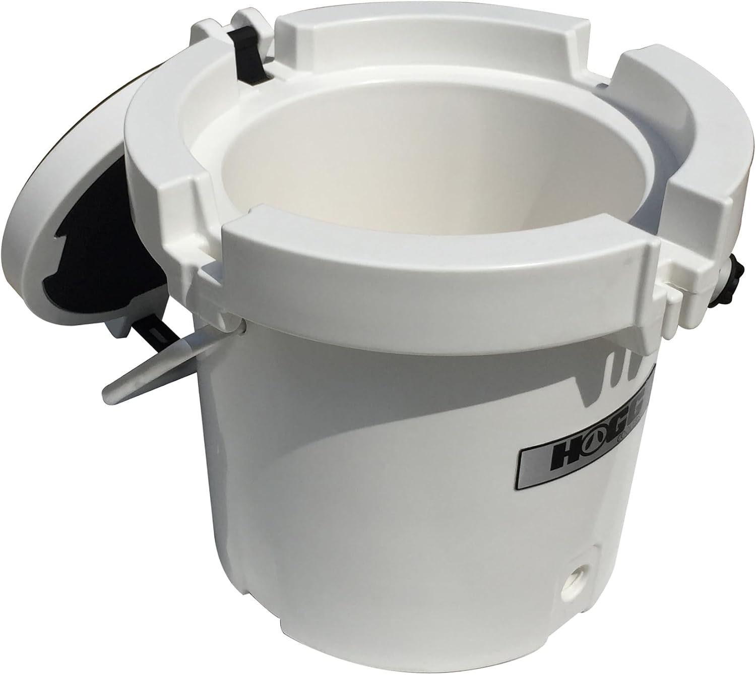 HOGG 20 Quart Round Insulated Portable Cooler Bucket, 24 Can Capacity, Easy Carry Handle
