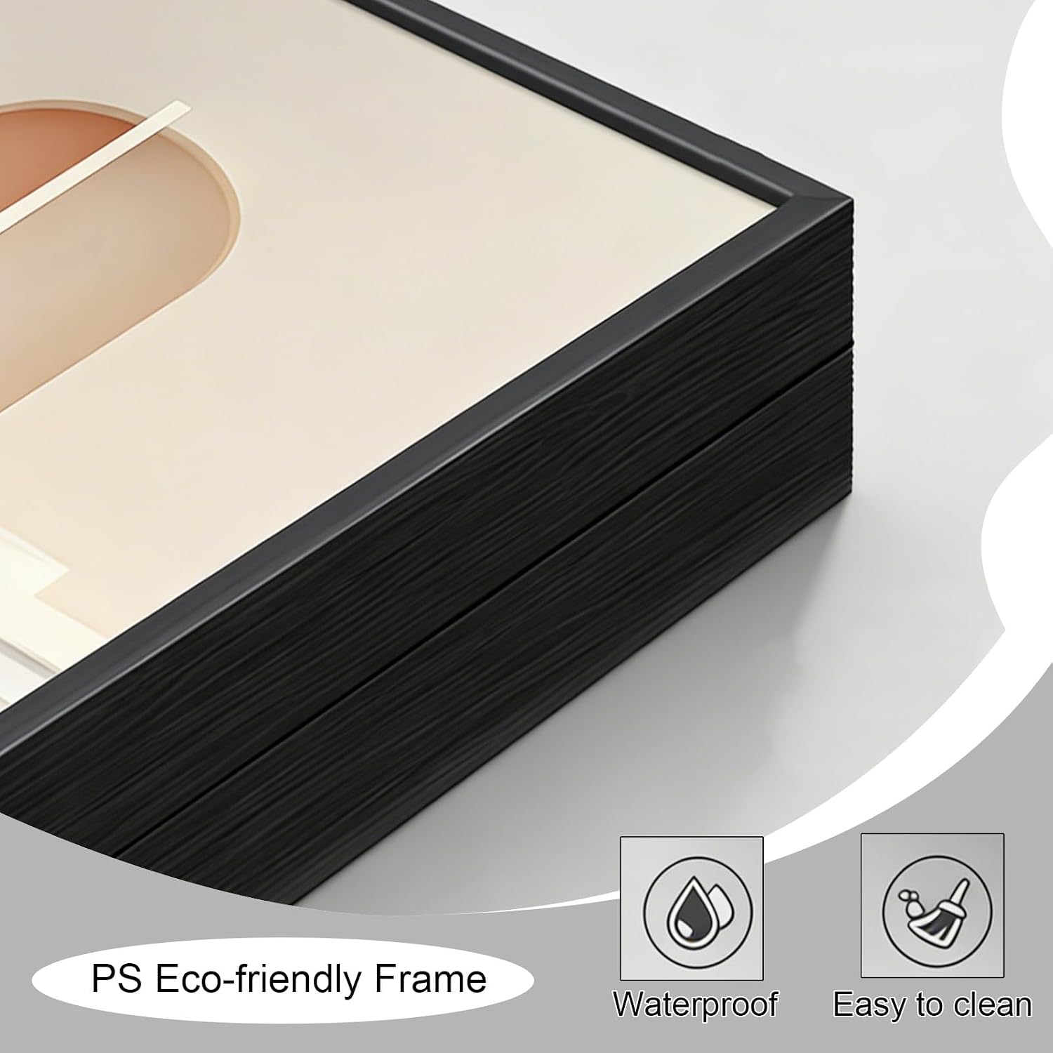 Breaker Box Cover Decorative, Hiding Electrical Panel Cover, Meter Box Protective Lid, Easy to Clean, Multiple Sizes and Styles, Easy Installation(White 3,45 * 55cm/17.7 * 21.6in)