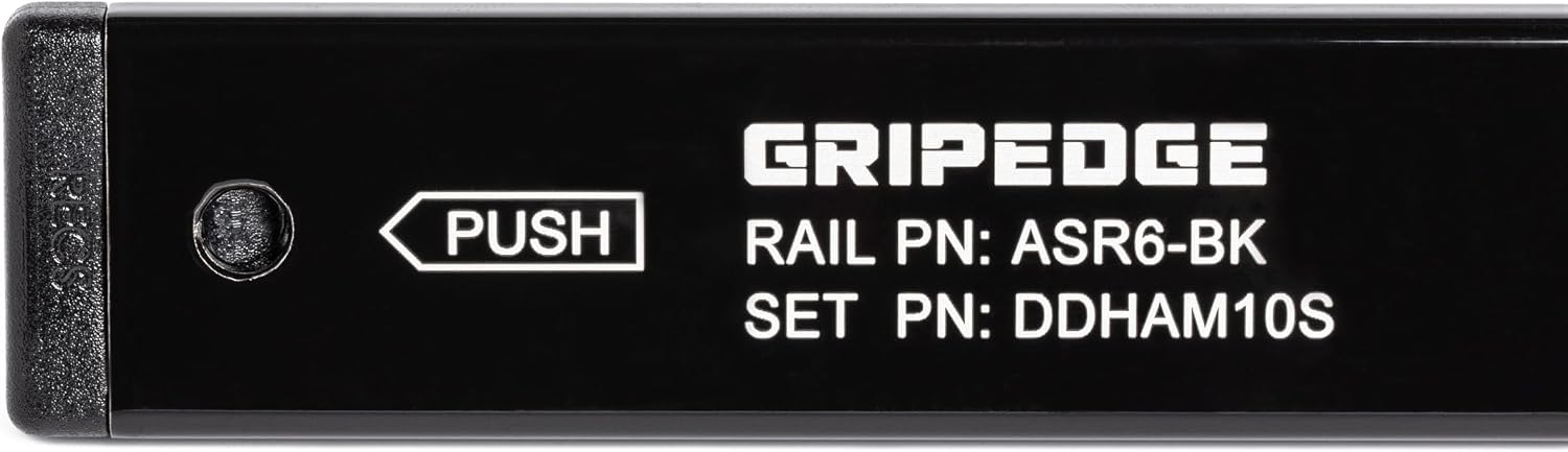 GripEdge |10-PC RPT 1/4'' Drive Low Profile Metric Hex Dual Action Driver Set| Includes sizes - 2mm, 2.5mm, 3mm, 4mm, 5mm, 6mm, 7mm, 8mm, 9mm & 10mm | Includes Premium Aluminium Rail |
