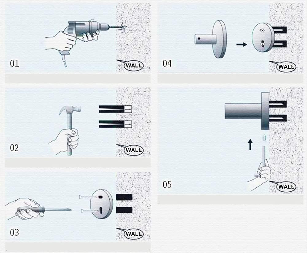 Brushed Nickel Bathroom Hardware Set Towel Bar Toilet Paper Holder Robe Hook Stainless Steel Wall Mounted