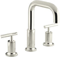 Kohler T14428-4-SN Purist Deck-Mount High-Flow Bath Faucet Trim with Lever Handles, Valve Not Included, Vibrant Brushed Nickel
