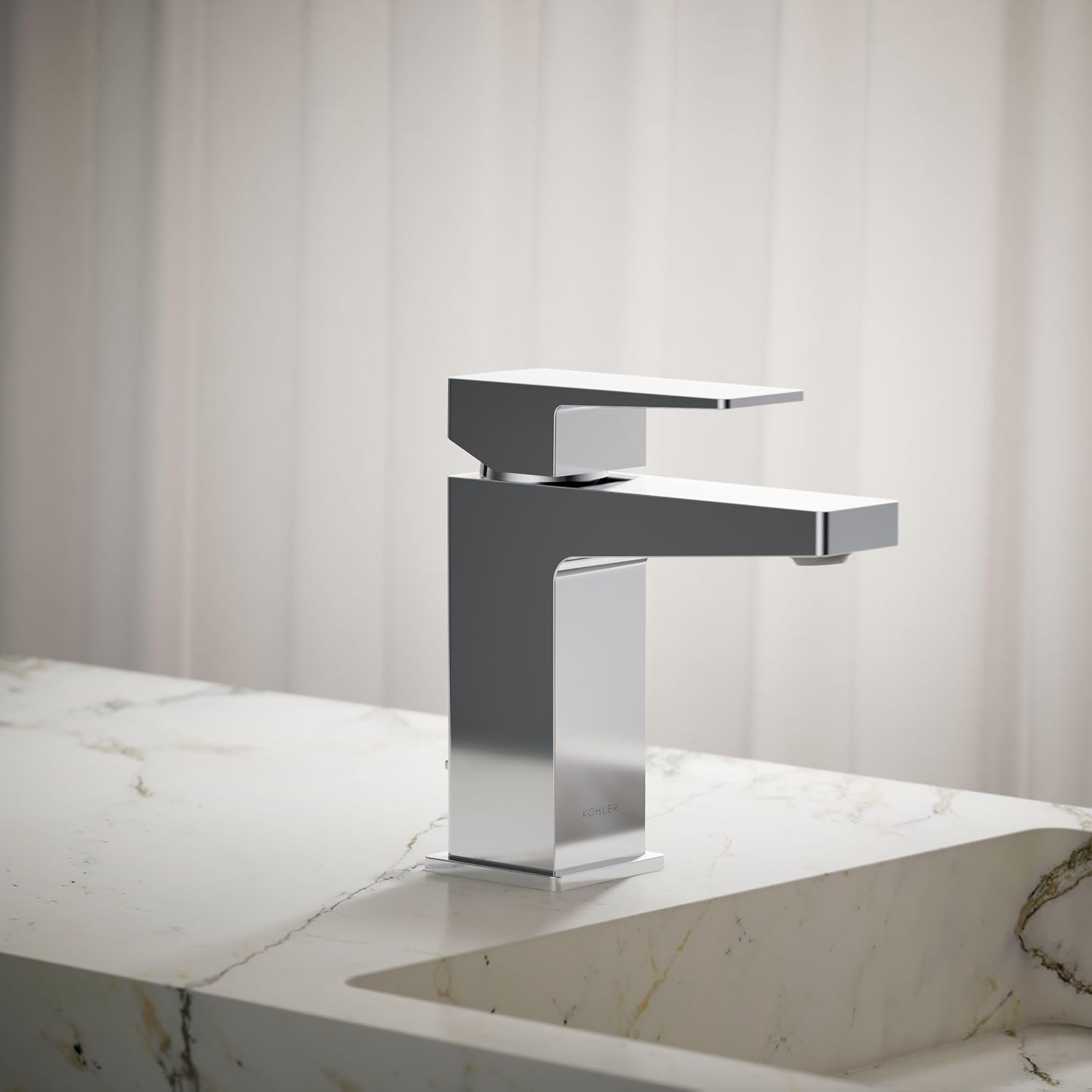 Kohler 99760-4-CP Honesty® Single-Handle Bathroom Sink Faucet, 1.2 gpm, Polished Chrome
