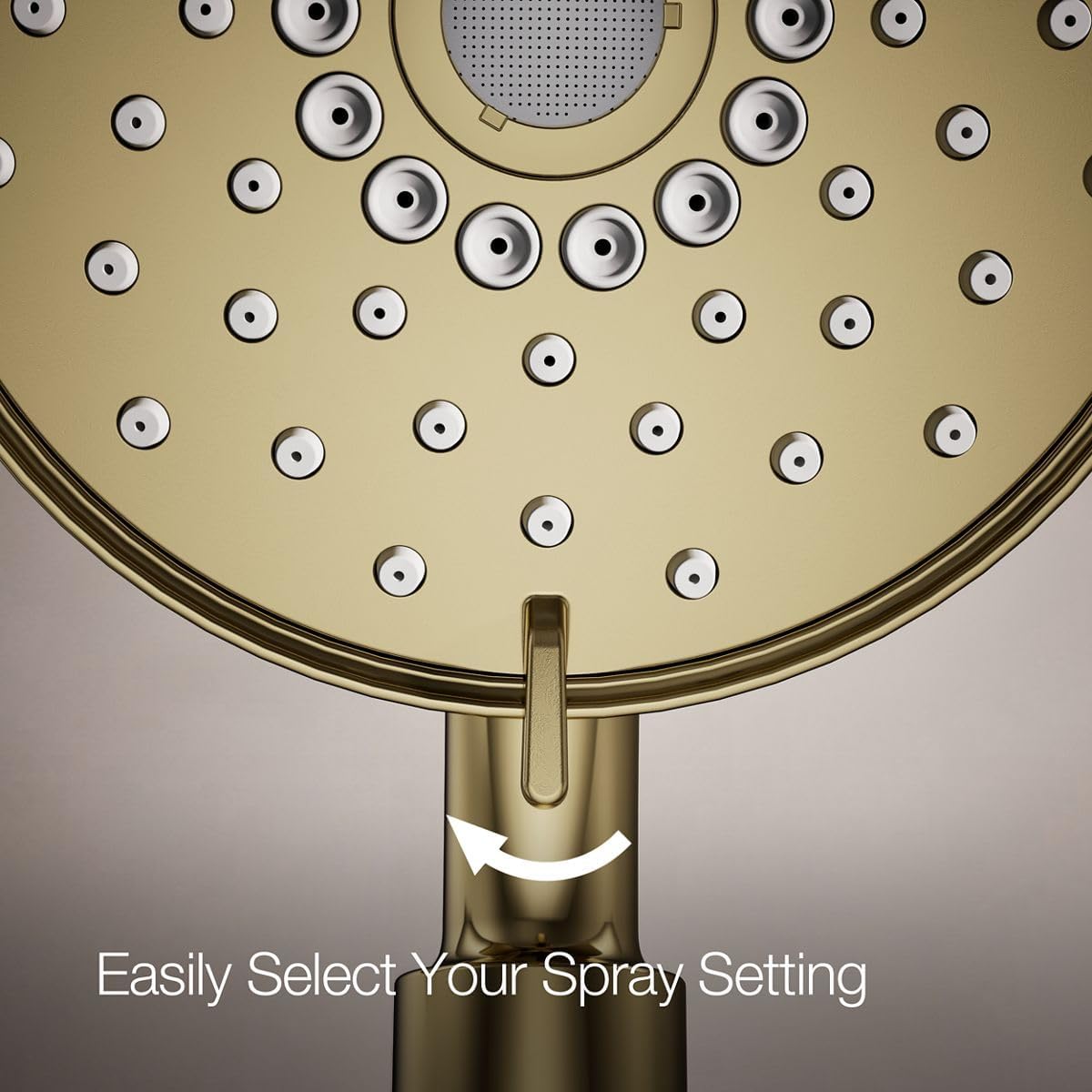 KOHLER 23219-AF Purist 2-in-1 Multi Function Shower Kit with SHOWERHEAD & HAND SHOWER with Full Coverage & Rotating Rail, Vibrant French Gold, 2.5 GPM