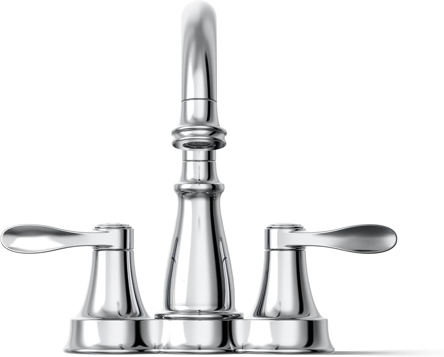 KOHLER K-27378-4-CP Bellera® Centerset Bathroom Sink Faucet, 1.2 GPM, Ceramic Disc Valves, Traditional Design, Polished Chrome