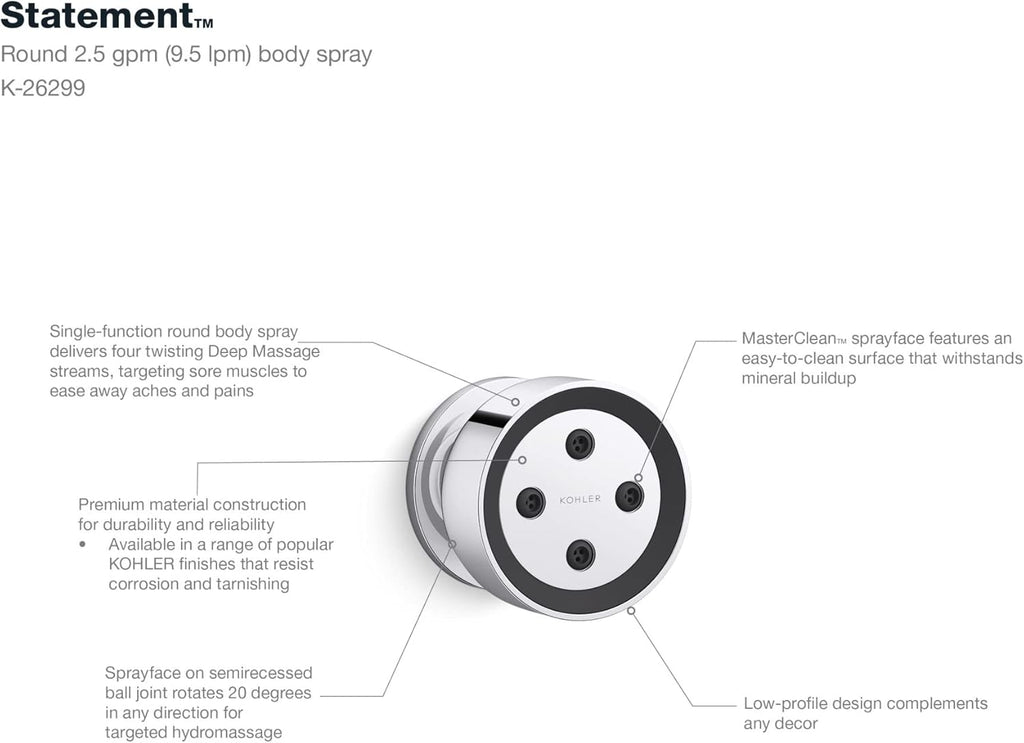 STATEMENT™ ROUND DEEPMSG BODY SPRAY