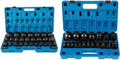 VEVOR Impact Socket Set 3/4 Inches 29 Piece Impact Sockets, 6-Point Sockets, Rugged Construction & Impact Drive Socket Set 1/2 Inches 19 Piece Impact Sockets SAE, Standard Socket Assortment
