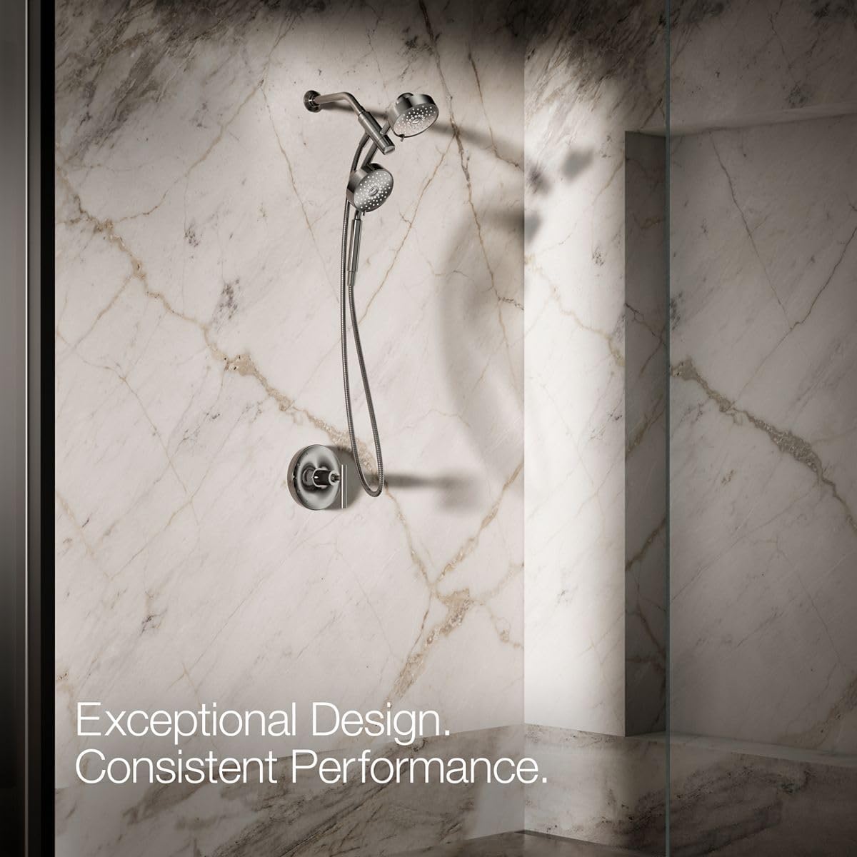 Kohler 23219-TT Purist Shower Packages, Vibrant Titanium