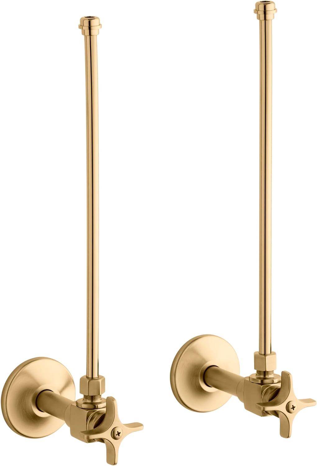 Kohler K-7605-P-2MB Handles, Vibrant Brushed Moderne Brass
