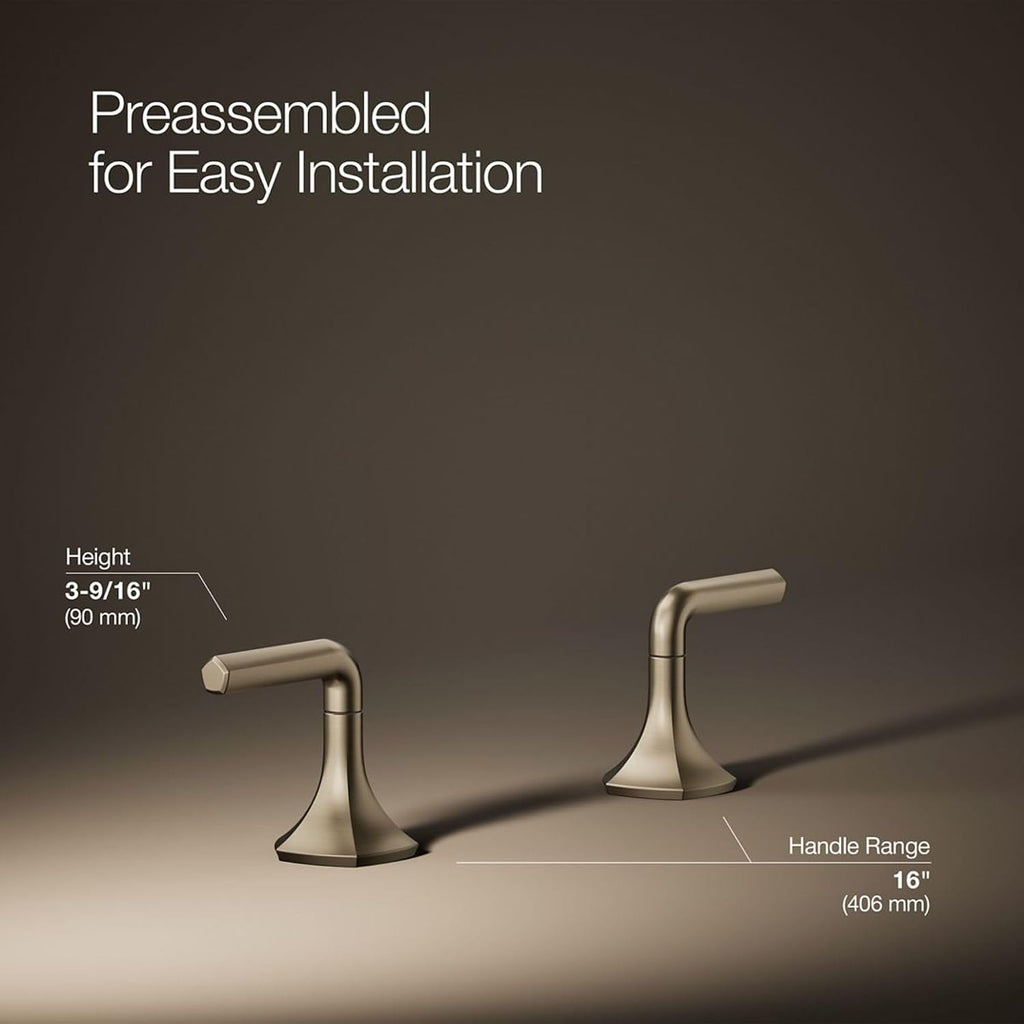 KOHLER K- 27010-4-BV Occasion™ Lever Handles, Vibrant Brushed Bronze