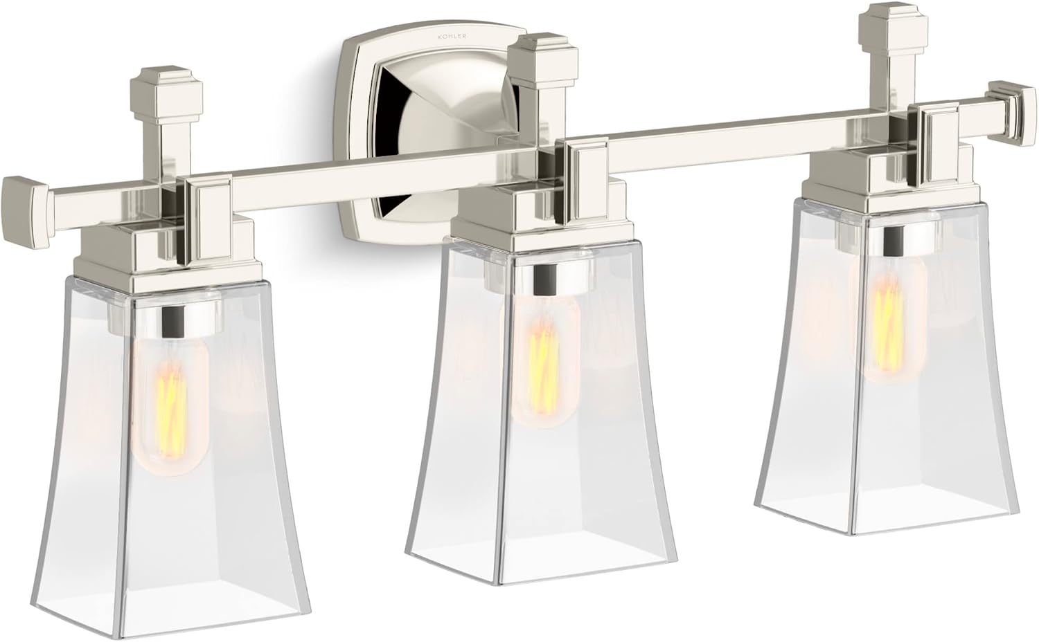 Kohler Lighting 31757-SC03 Riff 3 Light 25' Wide Vanity Light - Brushed Moderne Brass