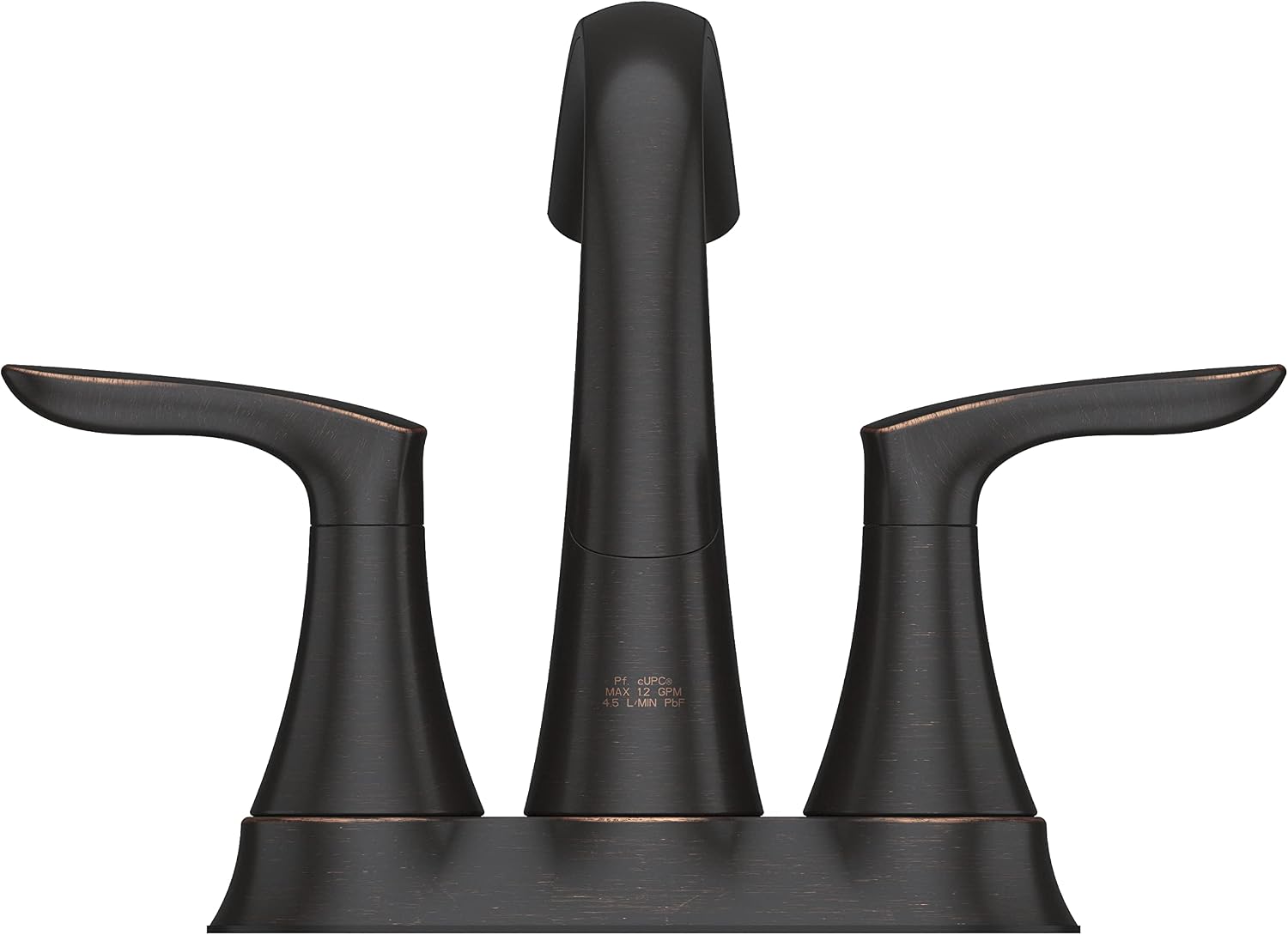 Pfister Weller Bathroom Sink Faucet, 4-Inch Centerset, 2-Handle, 3-Hole, Tuscan Bronze Finish, LG48WR0Y