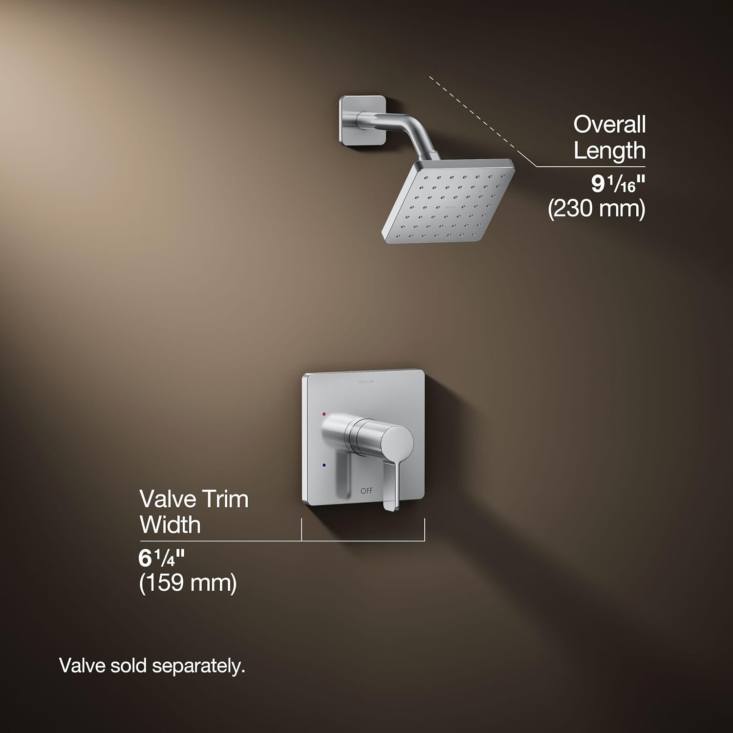 KOHLER Parallel Rite-temp Shower Trim