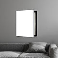Electrical Panel Cover Wall Mounted Circuit Breaker Box Cover White, Decorative Fuse Box Covers with Traceless Nails, Hide Ugly Electric Panel Cover Room Decor(WXL-45 x 55CM-17.7 x 21.7)