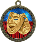 Express Medals 1 to 50 Packs Drama Gold Medal Trophy Award with Neck Ribbon D212-D19