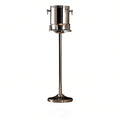 【The Life of The Party】Heavy Duty Stainless Steel Ice Bucket with Stand - 2 Handles, Stable Weighted Base, Easy-Clean, Freestanding Beverage Cooler for Champagne, Wine, BBQ, Bar (A)