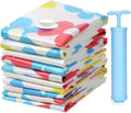 Vacuum Compression Storage Bags for Clothes Plastic Packing Travel Space Saver Bag for Luggage Home(Multi-colored,50x70cm*10pcs)