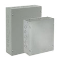 Hoffman ASE15X15X4NK Pull Box, Screw Cover, Steel, 15' x 15' x 4', Gray