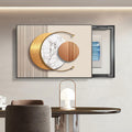 Decorative Hide Meter Electric Breaker Box Cover, Electrical Panel Cover, Wall Mounted Decorative Painting, for Home Entrance Hallway Bedroom(Gold 1,60 * 50cm/23.6 * 19.7in)