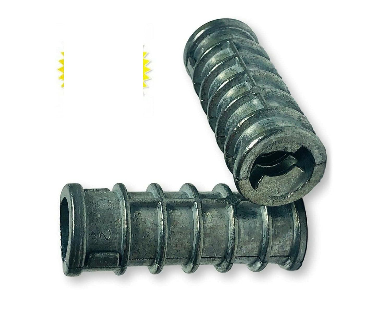Pr-Mch Package of 1000, 1/4' x 1' Lag Shield Anchor Short Zinc Alloy 1/2' Hole Set Kit #DR-D8771D