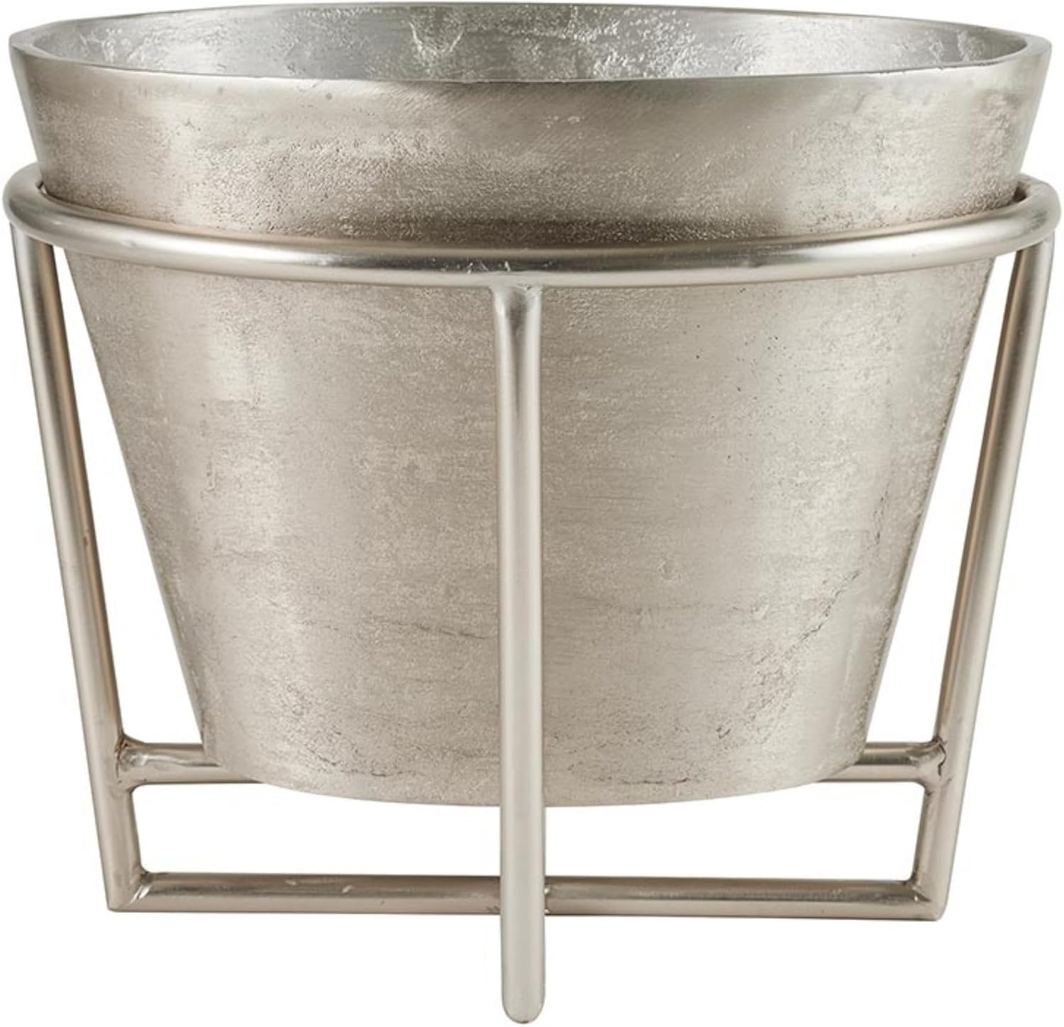 Santa Barbara Design Studio Champagne Buckets - Aluminum Ice Bucket/Tub with Removable Stand, Small, Silver