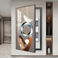 Fuse Box Cover Cabinet, Hide Electrical Panel Decoration, Cover Decorative Creative Switch Box Electric, Various Styles Available(Black1,50 * 100cm/19.7 * 39.4in)