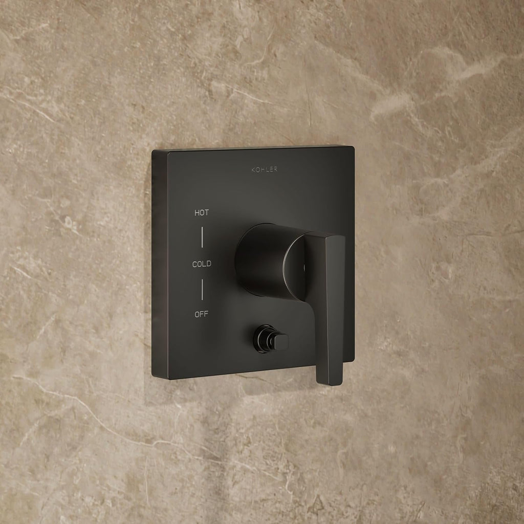 Kohler K-26273-G-BL Honesty Shower Kit with Showerhead, Handshower, and Trim, 1.75 gpm, Matte Black