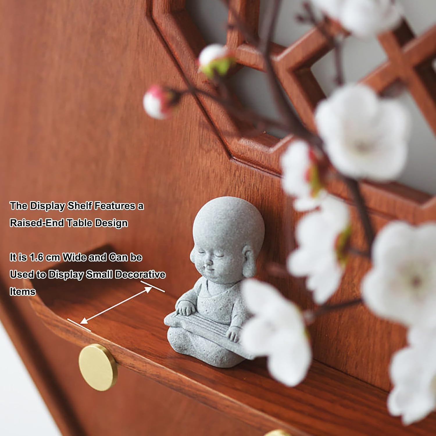 Solid Wood Electrical Panel Cover Decorative with Hooks, DIY Breaker Box Cover for Home Office, Multi Scenario Use(70x70 cm/27.6x27.6 in)