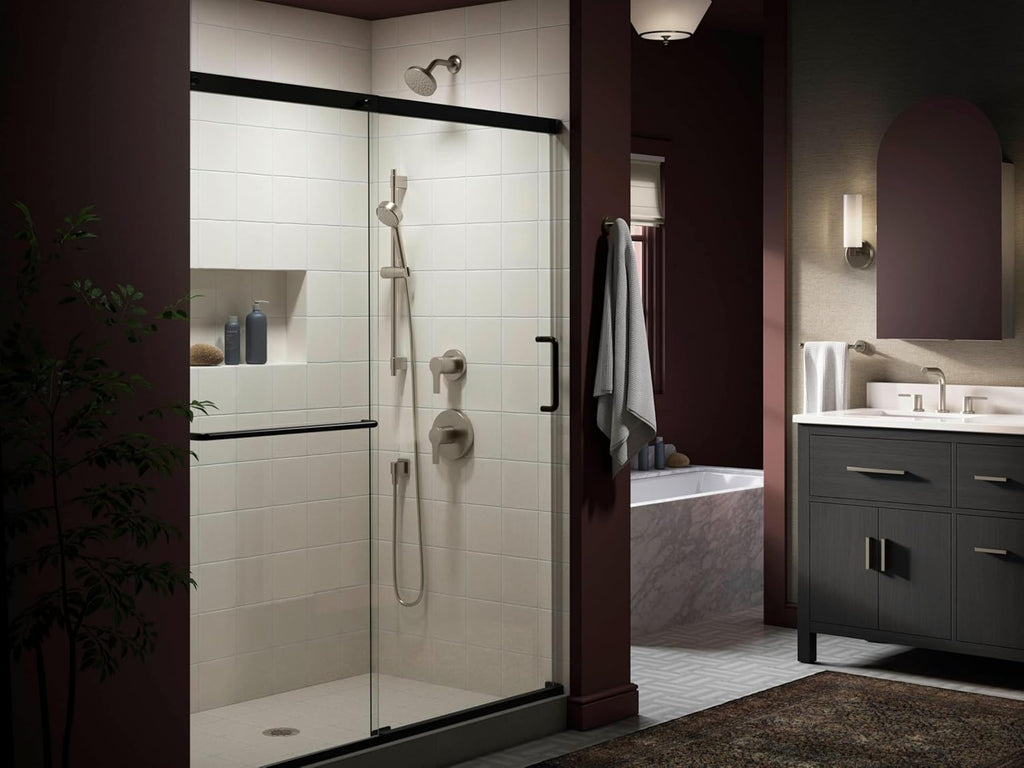 KOHLER K-35331-Y-CP Elate® 28' Three-Function Handshower Kit, 2.5 GPM, Ergonomic Grip, Shower Head with Handheld, Durable Construction, Polished Chrome