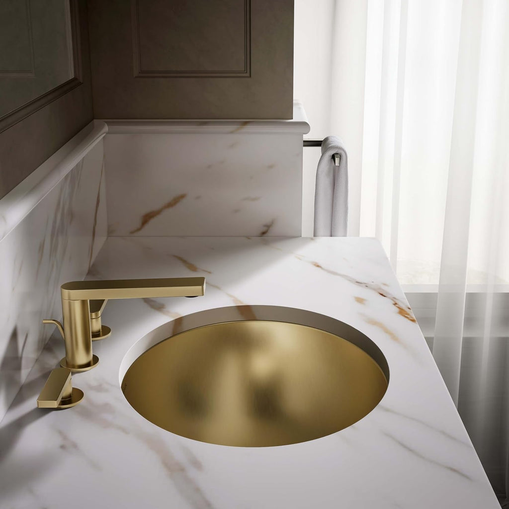Bachata 20' Oval Drop-In/Undermount Bathroom Sink No Overflow