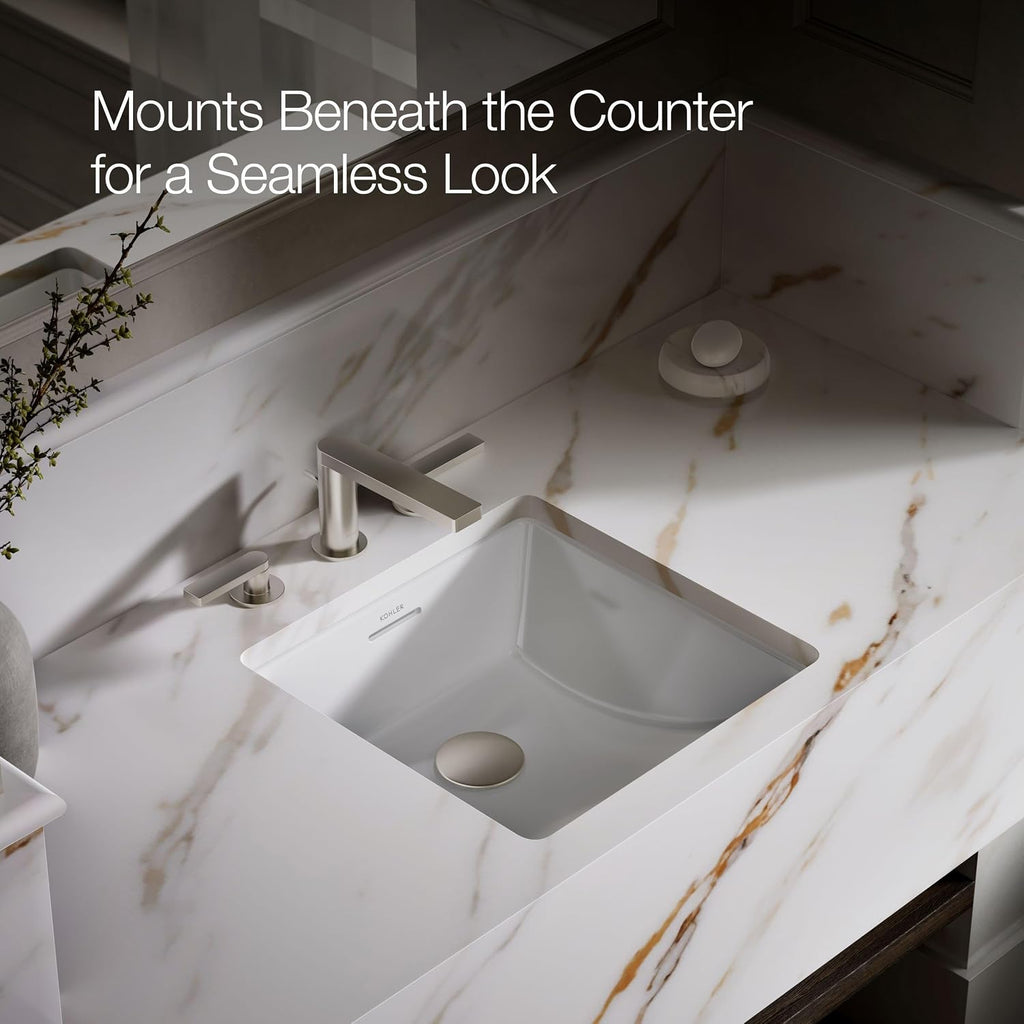 Kohler Brazn Square Undermount Bathroom Sink