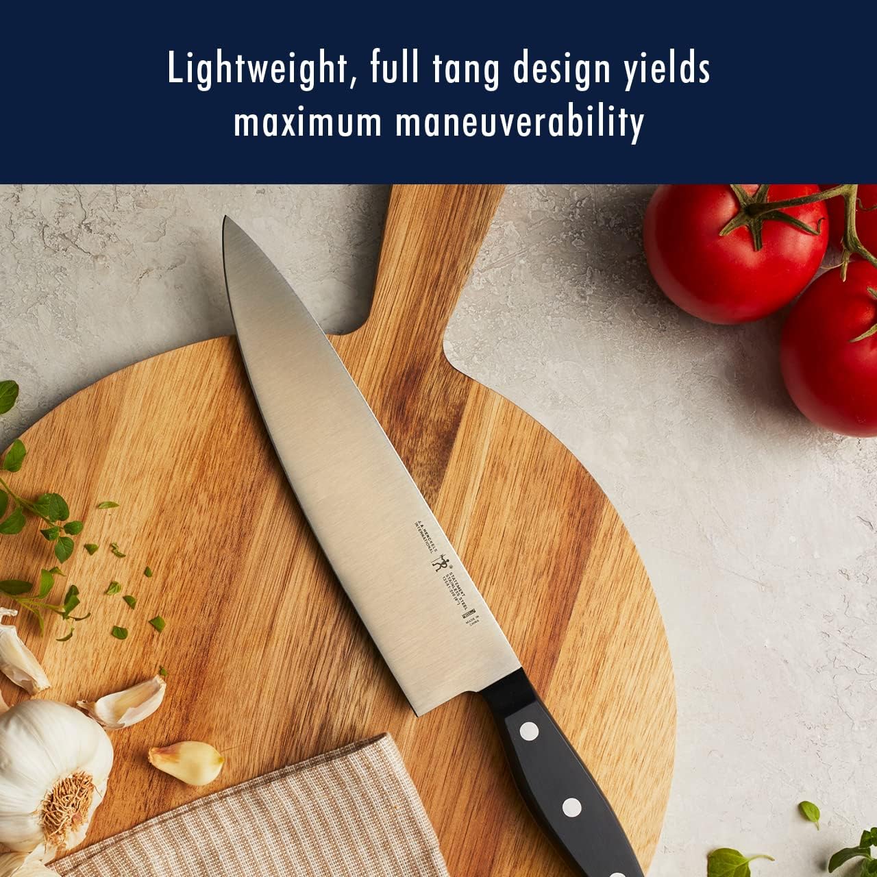 HENCKELS Statement Premium Quality 12-Piece Knife Set with Block, Razor-Sharp, German Engineered Informed by 100+ Years of Mastery, Lightweight and Strong, Dishwasher Safe, Natural