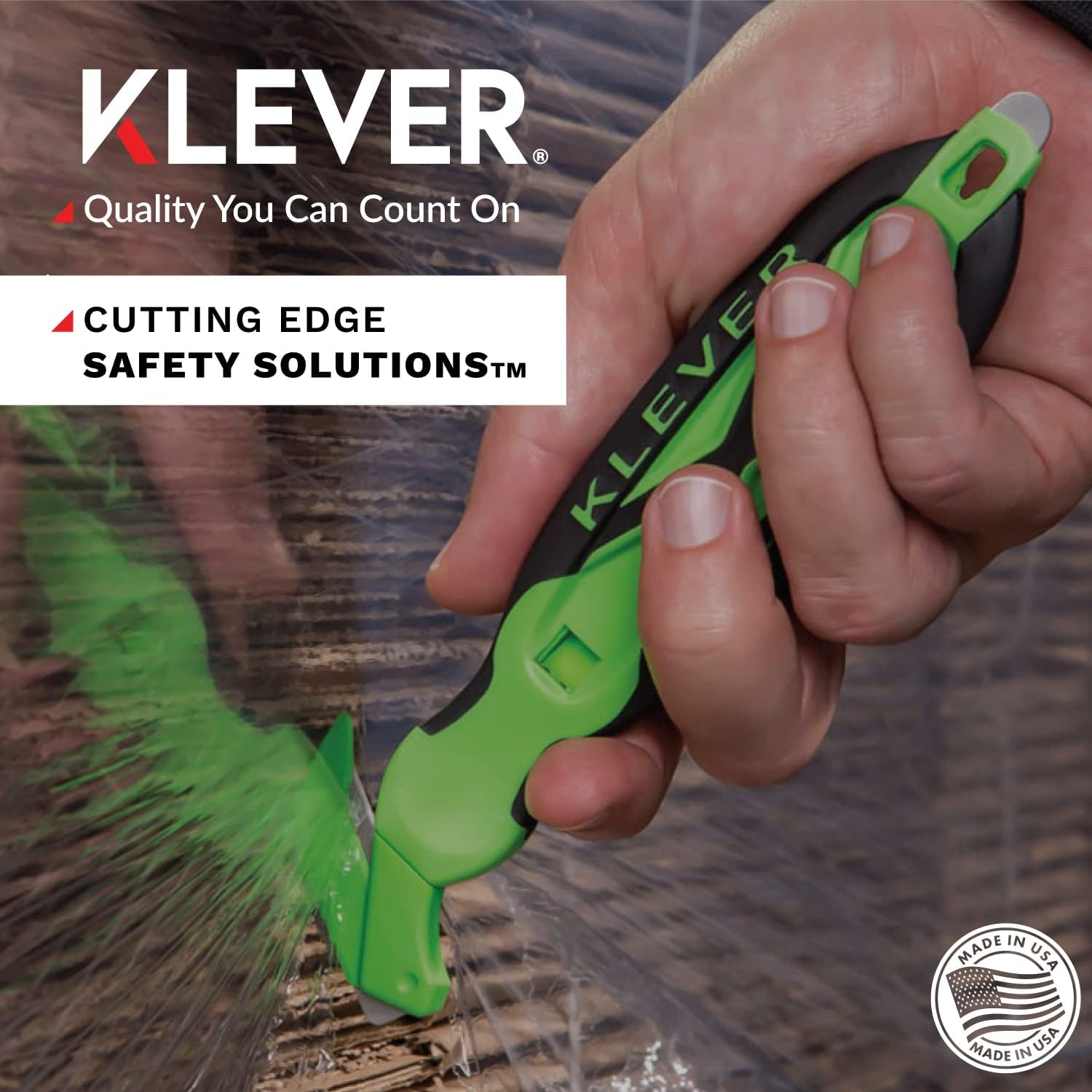 Klever Replacement Head Narrow Cut, Carbon Steel Blade, Dual-Opening Blade Head, Interchangeable, snap-in blade heads for use with the Klever XChange lines of safety cutters, 100/pk (KCJ-XH-20)