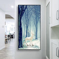 Decorative Fuse Box Covers, Hide Electrical Panel Meter Breaker Wall Mounted Cover, Electric Meter Box Decorative Painting, for Living Room Home Office(Black 1,60 * 120cm/24 * 47.5in)