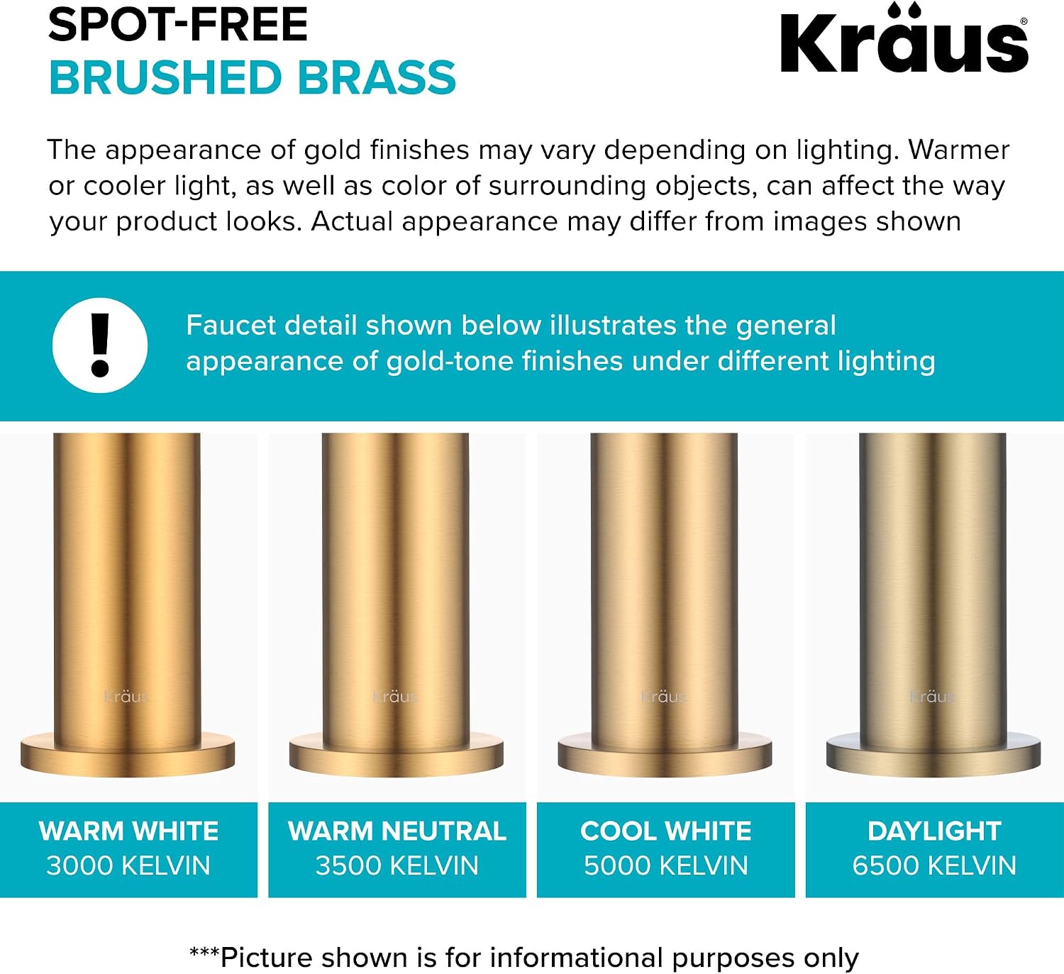 KRAUS Indy Bathroom Faucet for Vessel Sink in Spot-Free Brushed Brass/Matte Black with Single Handle, Pop Up Drain and Supply Lines, KVF-1410SFBBMB