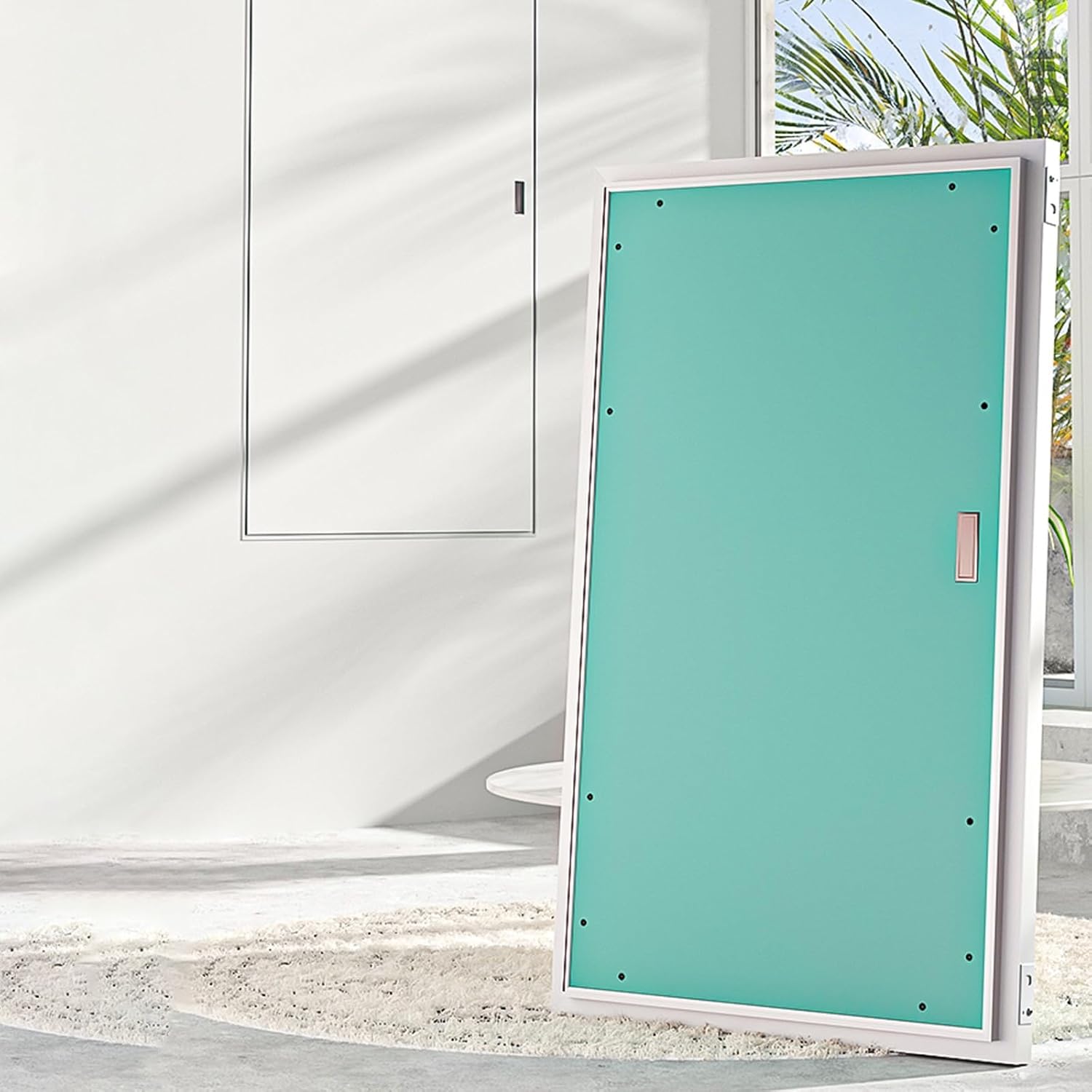Drywall Access Panel - Paintable Plasterboard Inspection Door, Recessed Plumbing & Electrical Hatch for Meter Boxes/Service (32x39in/80x100cm)