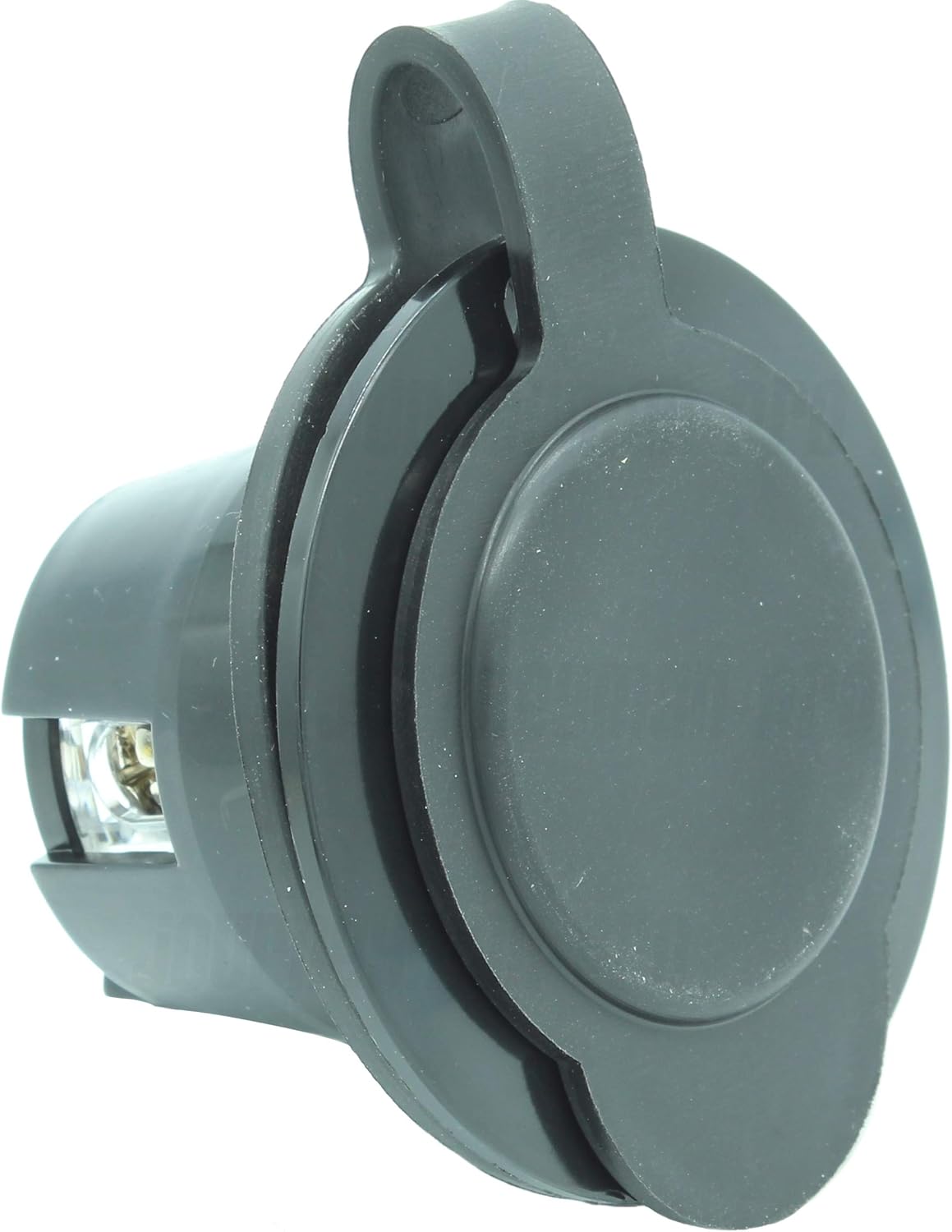 Journeyman-Pro 5279 15 Amp 120-125 Volt, NEMA 5-15 Flanged Outlet, Black Commercial Grade, 2 Pole-3 Wire, Straight Blade Plug Outdoor Receptacle, Surface Mount Outlet (Front Cover Only, 10-Pack)